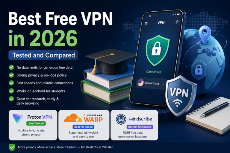 best free VPN Pakistan 2026