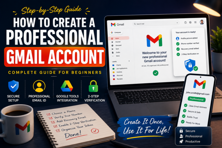 how to create a professional email