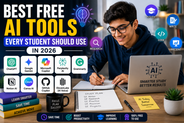 Best Free AI Tools Every Student Should Use in 2026